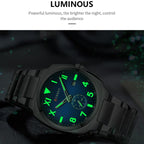 Curren Men Steel Band Calendar Business Quartz Watch