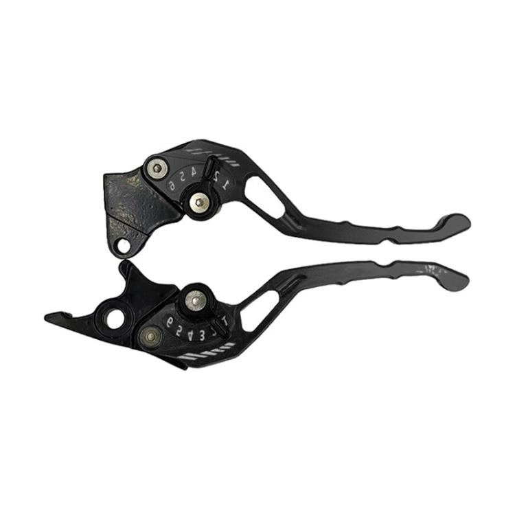 1pair TJSB-032 Aluminum Alloy Left Drum Right Disc Handle Brake Clutch Horn Handlebar Lever