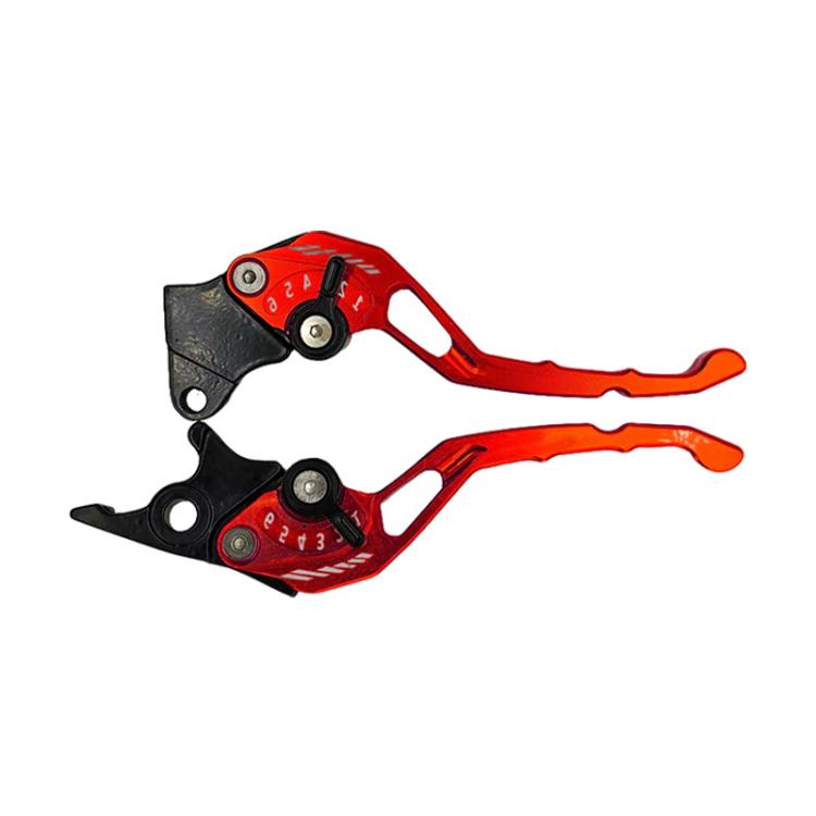 1pair TJSB-032 Aluminum Alloy Left Drum Right Disc Handle Brake Clutch Horn Handlebar Lever