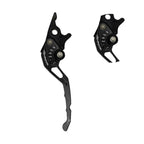 1pair TJSB-032 Aluminum Alloy Left Drum Right Disc Handle Brake Clutch Horn Handlebar Lever