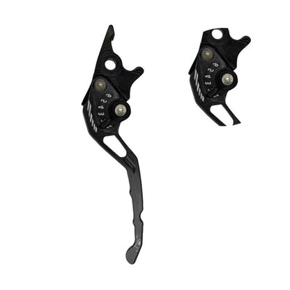 1pair TJSB-032 Aluminum Alloy Left Drum Right Disc Handle Brake Clutch Horn Handlebar Lever