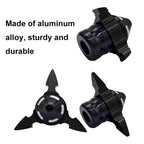 1pair QCB-034 Aluminum Alloy Dart Front Fork Cup Wheel Anti-fall Wear-resistant Decorative Cup