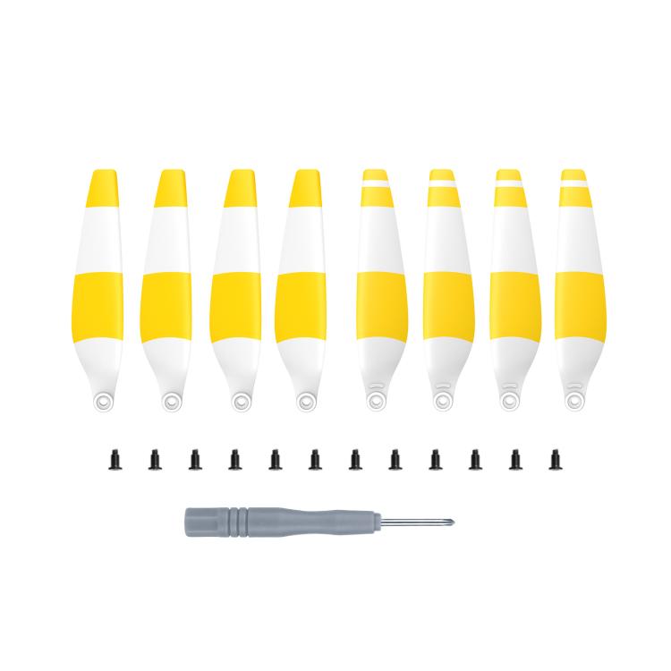 For DJI Mini 3 Drone 8pcs /Set 6030F Propeller Blades Low Noise Wings With Screwdrivers, Orange Tip, Silver Tip, Red, Blue, Yellow, Tricolor