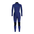 DIVE & SAIL 2.5MM Kids Long Sleeve One-Piece Warm Wetsuit Youth Snorkeling Surf Suit, 8, 10, 12, 14, 16