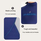 DIVE & SAIL 2.5MM Kids Long Sleeve One-Piece Warm Wetsuit Youth Snorkeling Surf Suit, 8, 10, 12, 14, 16