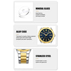 Curren Business Steel Band Calendar Men Quartz Watch