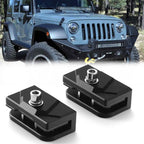 For Trucks SUVs Car Adjustable Aluminum Pillar Cover LED Work Light Pod Mounting Bracket Kit, 1pair
