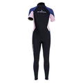 DIVE & SAIL 2.5MM Kids Short Sleeve One Piece Warm Wetsuit Youth Snorkeling Surf Trousers, 8, 10, 12, 14, 16