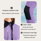 DIVE & SAIL 2.5MM Kids Short Sleeve One Piece Warm Wetsuit Youth Snorkeling Surf Trousers, 8, 10, 12, 14, 16