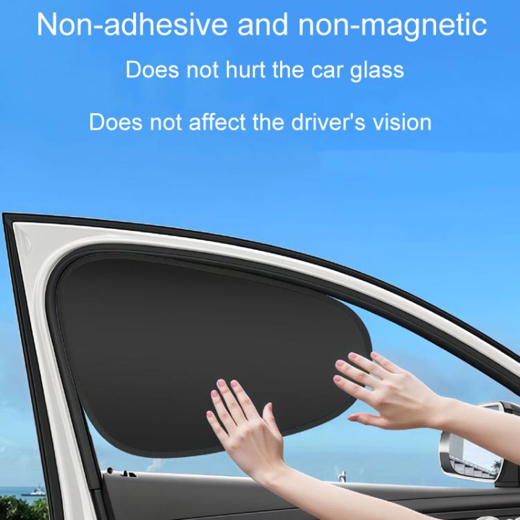 Car Summer Sun Protection And Heat Insulation Sunshade Electrostatic Attraction Side Window Visor, Driver 1380A, Passenger 1380B, Rear Row 1380C