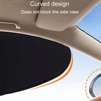 Car Summer Sun Protection And Heat Insulation Sunshade Electrostatic Attraction Side Window Visor, Driver 1380A, Passenger 1380B, Rear Row 1380C