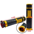 1pair Universal Motorcycle Carbon Fiber Grip Cover Throttle Turn Decorative Cover