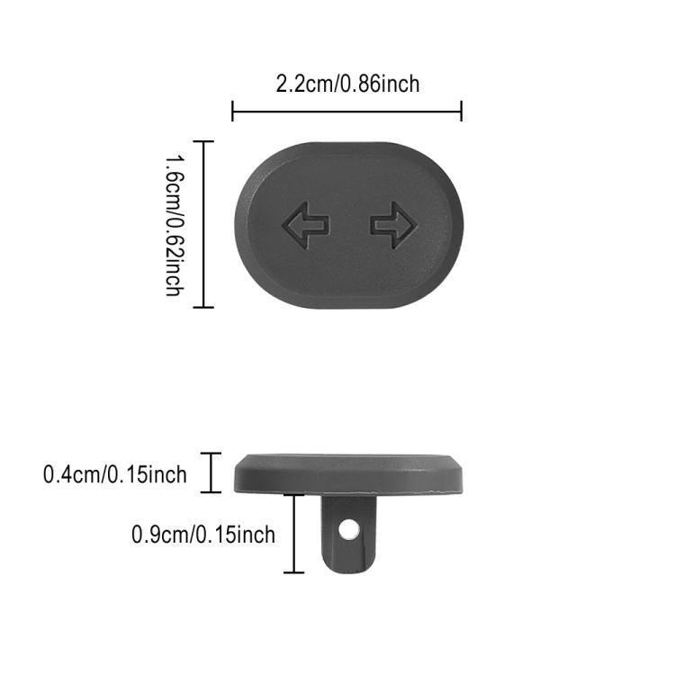 For Ninebot G2 MAX 2 F2 PRO Electric Scooter Turn Signal Switch Button - Replacement LED Light Control Switch