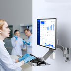 Monitor Bracket Industrial Equipment Cabinet Wall Mount All-In-One Stand Mouse Keyboard Bracket, WKS-1 21x60cm Tray Silver, WKS-1 21x60cm Tray Black, WKS-2 21x60cm Tray Silver, WKS-2 21x60cm Tray Black