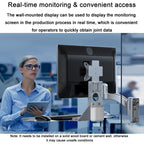 Monitor Bracket Industrial Equipment Cabinet Wall Mount All-In-One Stand Mouse Keyboard Bracket, WKS-1 21x60cm Tray Silver, WKS-1 21x60cm Tray Black, WKS-2 21x60cm Tray Silver, WKS-2 21x60cm Tray Black