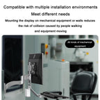 Monitor Bracket Industrial Equipment Cabinet Wall Mount All-In-One Stand Mouse Keyboard Bracket, WKS-1 21x60cm Tray Silver, WKS-1 21x60cm Tray Black, WKS-2 21x60cm Tray Silver, WKS-2 21x60cm Tray Black