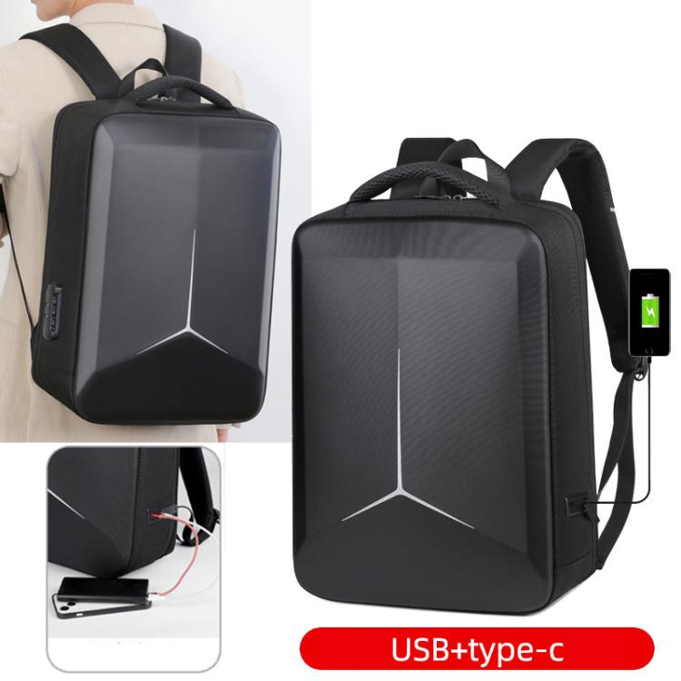 17.3-18 Inch Hard Shell Laptop Backpack with USB+Type-C Charging Ports Unisex Anti-Theft  Business Travel Bag, Gray, Blue, Black, Airbag Black, Airbag Gray, Airbag Blue