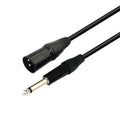 VEGGIEG 3Pin XLR Speaker Loudspeaker Cable Mixer Audio Microphone Cable, 0.3m, 0.5m, 1m, 1.5m, 2m, 3m, 5m, 8m, 10m, 15m, 20m