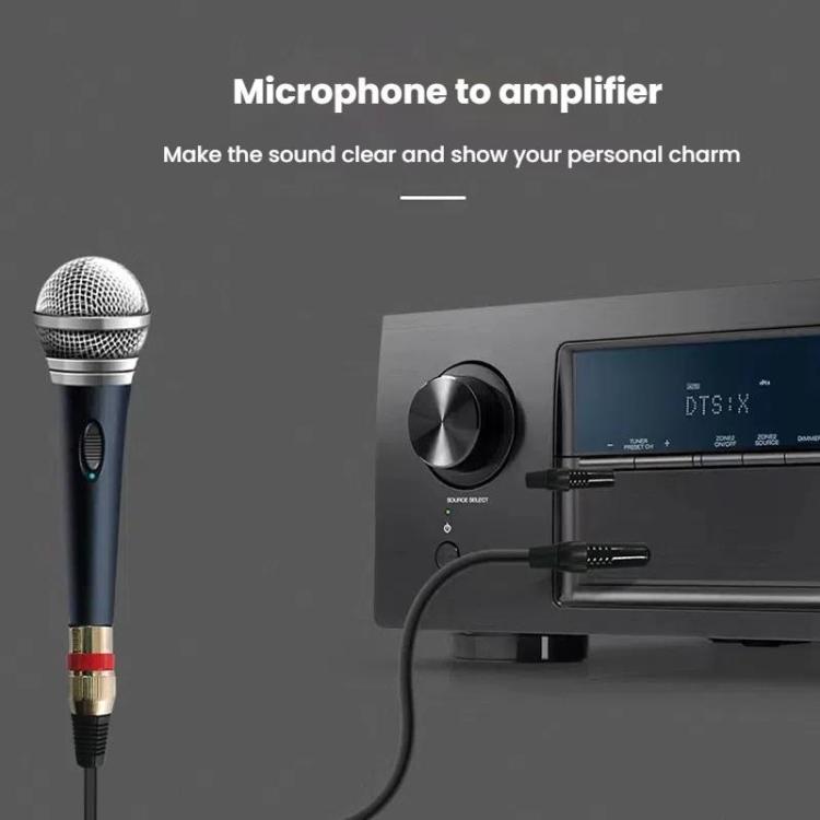 VEGGIEG 3Pin XLR Speaker Loudspeaker Cable Mixer Audio Microphone Cable, 0.3m, 0.5m, 1m, 1.5m, 2m, 3m, 5m, 8m, 10m, 15m, 20m