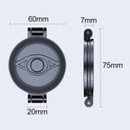Multi-Functional 360 Degree Rotating 3-Axis Phone Holder Magnetic Car Navigation Foldable Mount, D61