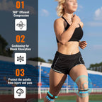 2pcs /Pack Outdoor Sports Patellar Support Belt Knee Pain Relief