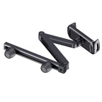 Telescopic Car Rear Pillow Phone Tablet Holder 3-Section Folding Headrest Bracket, 3-Section