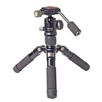 XILETU FM5C-MINI Adjustable 16.5-51cm Aluminum Tripod with 26mm Ball Head 6kg Load Capacity for 360-degree Panoramic Shooting, FM5C-MINI
