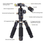 XILETU FM5C-MINI Adjustable 16.5-51cm Aluminum Tripod with 26mm Ball Head 6kg Load Capacity for 360-degree Panoramic Shooting, FM5C-MINI
