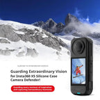 For Insta360 X5 Camera Silicone Case Body Cover Anti-dust and Stain-resistant Protective Shell, Silicone Case