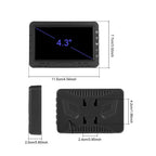 4.3 Inch Reversing Display Digital Wired HD 1 To 1 Set, North America, Europe