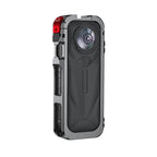 For Insta360 X5 Camera Flymile Metal Frame Lens Cover Set Rabbit Cage Expansion Bracket