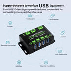4 Way USB 3.2 Hub 1 To 4 Metal Case Extender, 27837