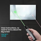 ASiNG A17 Pro Dual Mode Wireless Laser Presentation Pointer - USB/Bluetooth Rechargeable Adjustable Brightness, A17 Pro