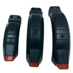 Rear Mudguard Rear Wheel Brake Fender With Safe Light For Carbon Fiber Scooter, 5.5 Inch, 6.5 Inch, 8 Inch