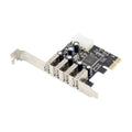 SUNWEIT ST623 PCIe x1 MCS9990 4 Ports USB2.0 Industrial Computer High Speed Expansion Card, ST623