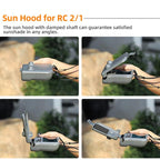 Sunnylife ZN985 Remote Control 2 In 1 Visor Storage Case, For DJI RC 2 / 1