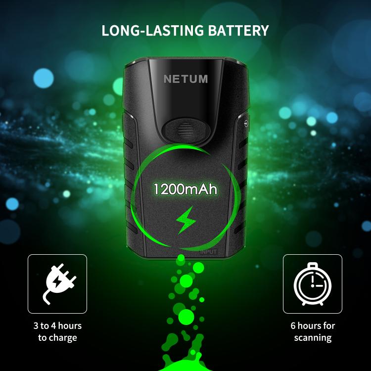 Cell Phone Back Clip Portable Wireless Bluetooth Scanner, E800