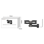Sunnylife ZJ942 Sports Camera Bike Seat Mount Cycling Bracket
