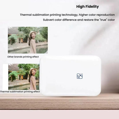 HPRT MT53 Small Color Photo Developer Portable Home Bluetooth Printer