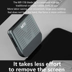 MaAnt MY-116 Magnetic Double-sided Blade Fixed Fixture Cell Phone Repair Removal Screen Shoveling Degumming Knife, MY-116