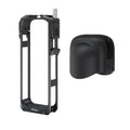 aMagisn Metal Cage for Insta360 X5 Wind Noise Reduction, Shockproof Mount with Dual Cold Shoe, PF01