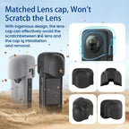 For Insta360 X5 Action Camera Protective Accessories, aMagisn Body Case+Lens Cap Black, aMagisn Body Case+Lens Cap Gray, aMagisn Body Case Black, aMagisn Body Case Gray