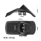 For Kukirin G2 Pro DB Electric Scooter, Rear Fenders with License Plate Bracket, Front Fenders