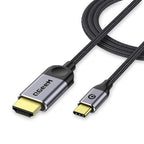 QGeeM USB-C/Type-C To HDMI Cable 4K 30Hz For Screen Mirroring & Extended Display, 1.2m, 1.8m, 3m