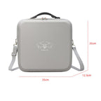 For DJI Mavic 4 Pro Fly More Combo / Creator Combo Carrying Case Durable PU Crossbody Shoulder Bag, Shoulder Bag Black, Shoulder Bag Gray
