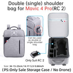 For DJI Mavic 4 Pro / RC 2 Backpack Shoulder Bag EVA Carrying Case, Backpack
