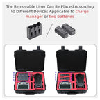 For DJI Mavic 4 Pro Fly More Combo RC 2 Explosion-Proof Box EVA Shockproof Storage Case With Shoulder Strap