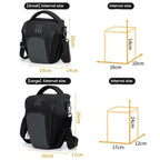 Lightweight Portable Leather Film Material Camera Crossbody Bag, Cwatcun D1 Small, Cwatcun D1 Large