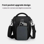 Lightweight Portable Leather Film Material Camera Crossbody Bag, Cwatcun D1 Small, Cwatcun D1 Large
