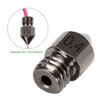 MK8 Hardened Steel Nozzle High-Temperature Resistant 3D Printer Extruder Hotend, 5pcs /Pack 1.75/0.2mm, 5pcs /Pack 1.75/0.3mm, 5pcs /Pack 1.75/0.4mm, 5pcs /Pack 1.75/0.5mm, 5pcs /Pack 1.75/0.6mm, 5pcs /Pack 1.75/0.8mm, 5pcs /Pack 1.75/1.0mm